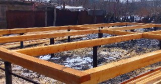 Пол на винтовых сваях Краснокамск цена от 15533 руб.